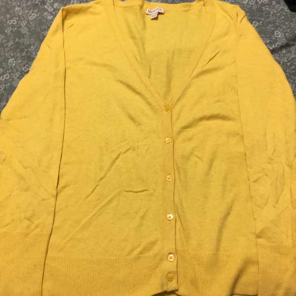 Gold cardigan
